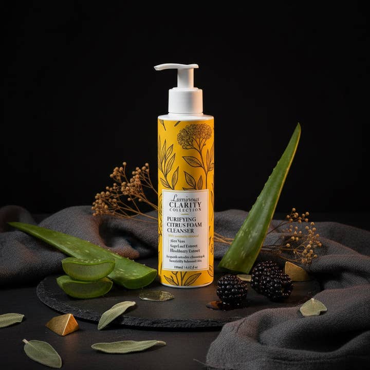 IVY & ONYX | Step 1: Purifying Citrus Foaming Cleanser for wholesale by IVY & ONYX