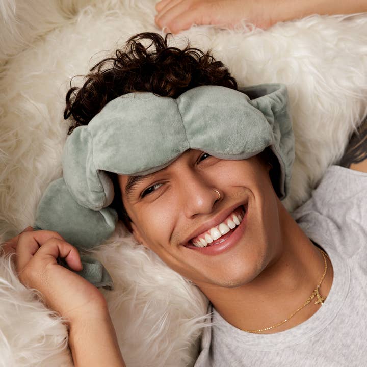 nodpod - Wholesale Sleep/Eye Mask - Sage Weighted Sleep Mask - Eye Mask