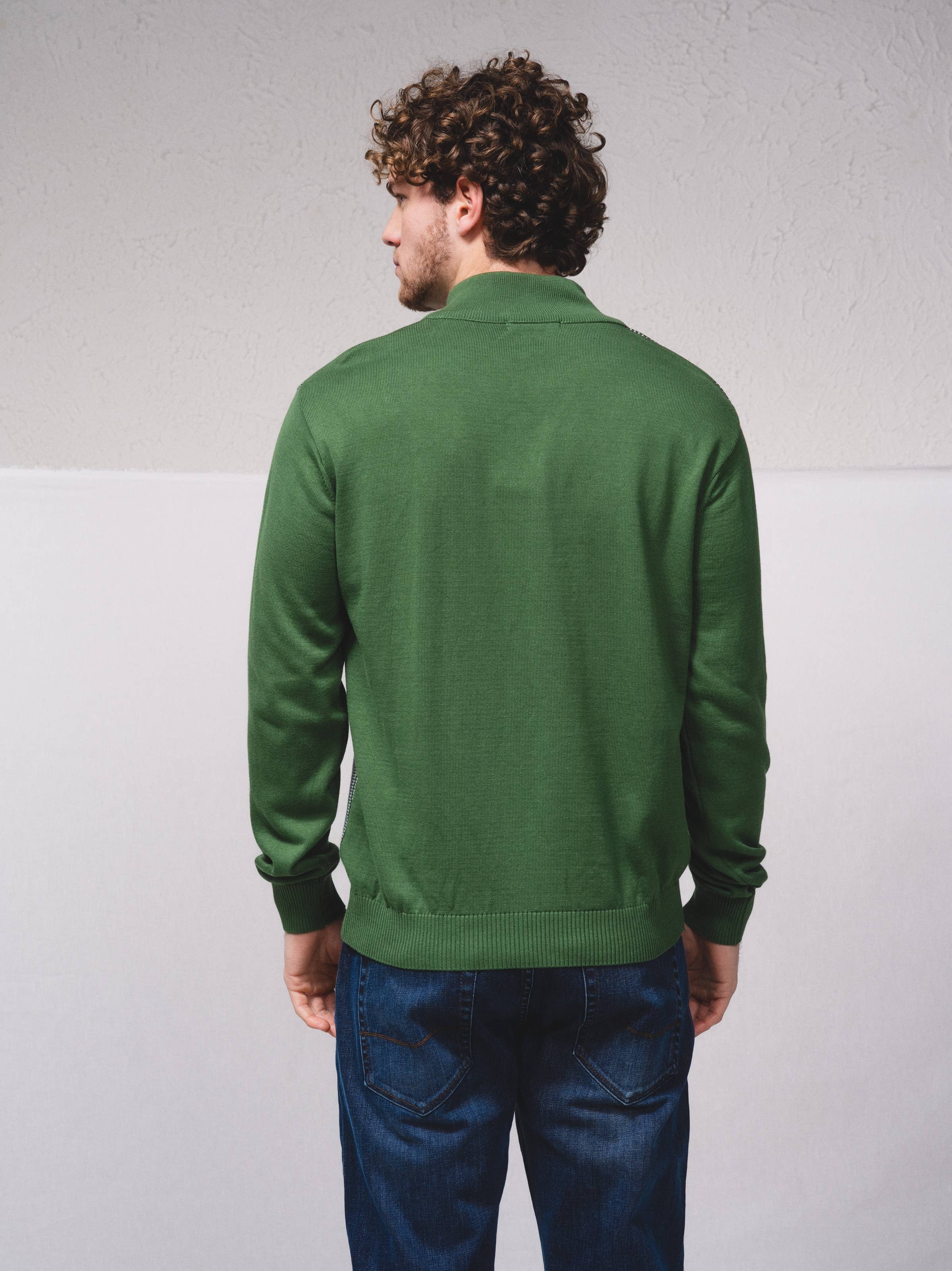 SMF - Wholesale Polo - Men's - 233009 - Bicolor polo with zip7