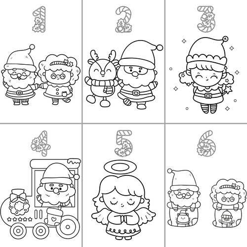 ColorFall Editions - Vendita all'ingrosso Libro da colorare e attività - Bambini e neonati - Libro da colorare per bambini, Disegni da colorare dell'Avvento da3