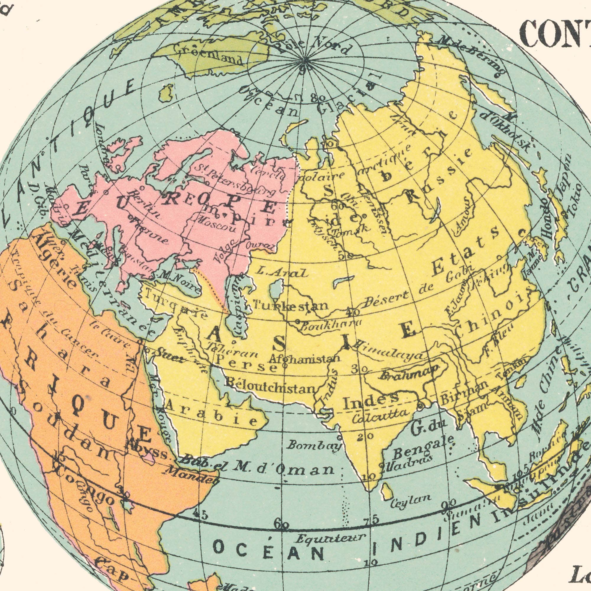 Aster Edition - Wholesale Poster - Poster: Map - The Terrestrial Sphere6