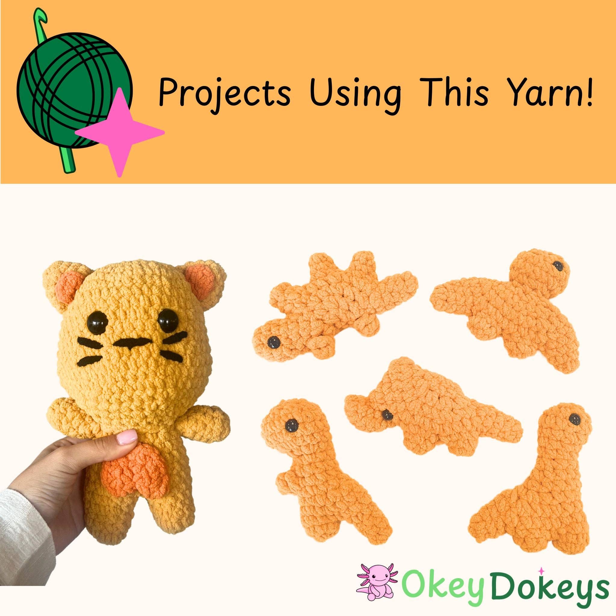 Okey Dokeys - Vente Fils à tricoter - Fil chenille - #6 Super épais - Écheveaux de 100g36