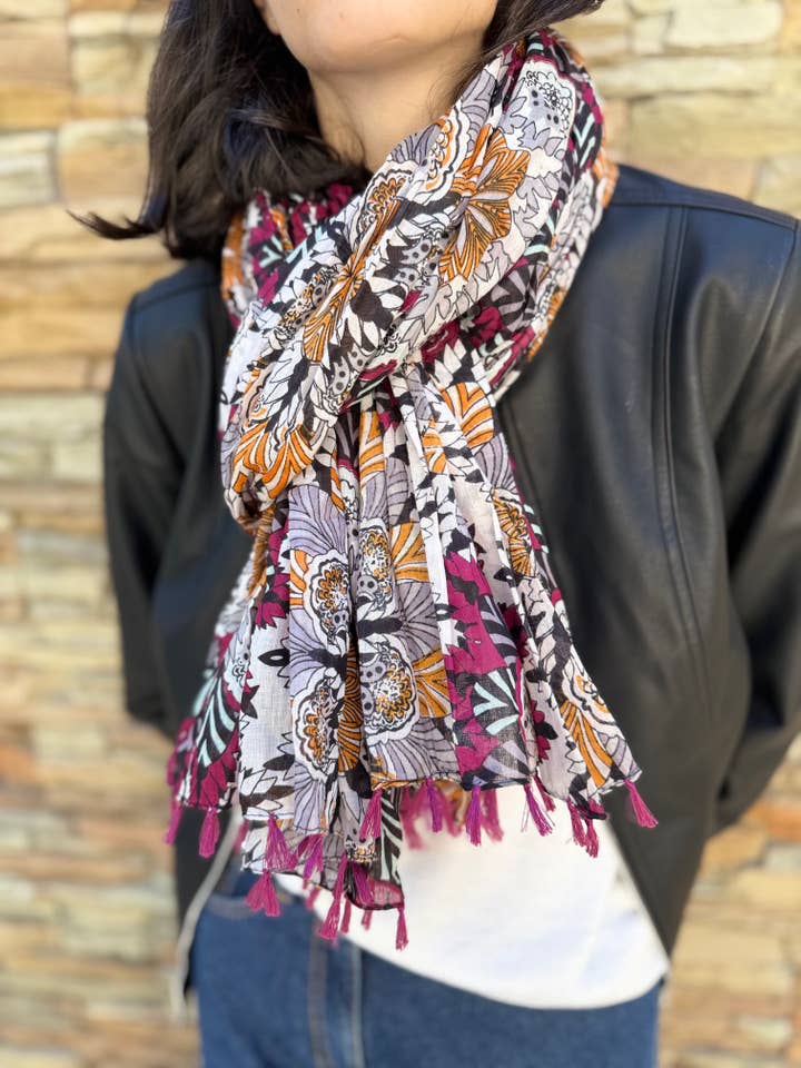 Sjaal chèche Pareo 100% katoen Dames wax (Kopie) voor wholesale door Maison Unik Accessoires