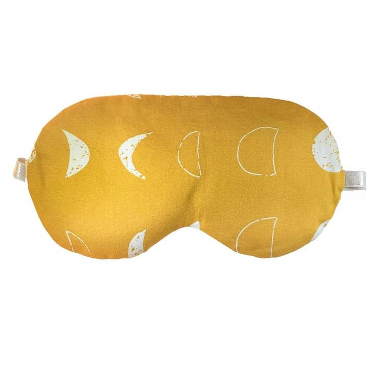 Gold Moon Dance - weighted Crystal Sleep Mask for wholesale by Sleep Crystals