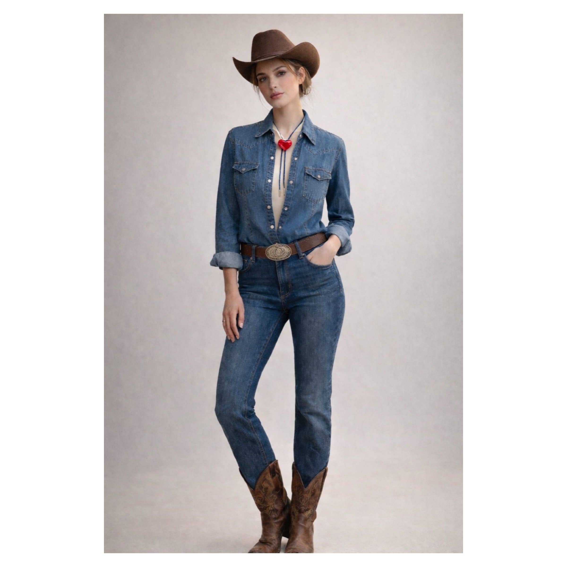 Colin Adrian Glass - Wholesale Woven Necklace - Glass Heart Bolo Tie4