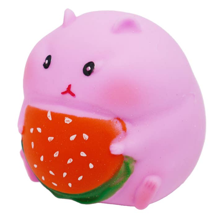 Cap Zone - Vente Jouet mou – enfant et bébé - Chubby Hamster Fluffy Slime fourré Soft Squishy6