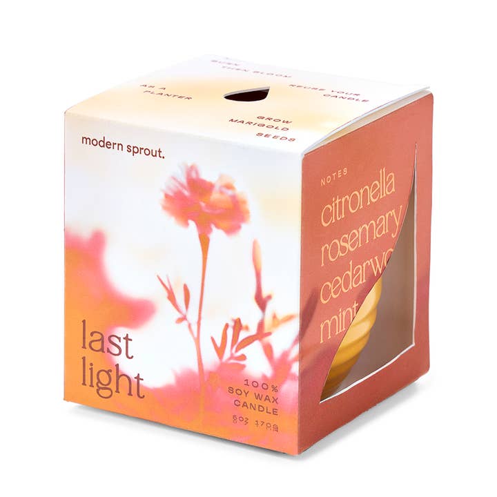 Modern Sprout - Wholesale Jar/Filled Candle - Garden Vibes Candle/Planter 2-in-121