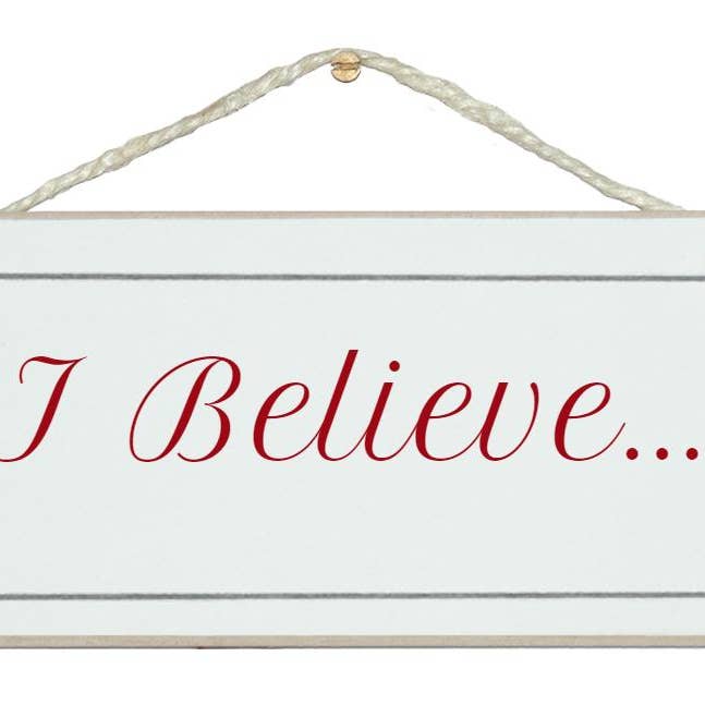 Ich glaube unterschreiben für den Großhandel von Crafty Clara