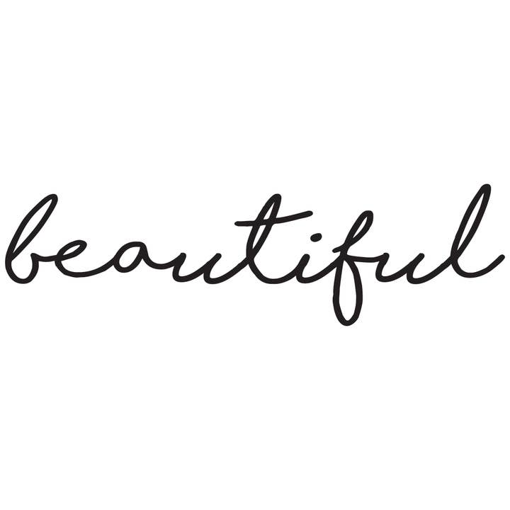 BEAUTIFUL DECAL for wholesale by Stickerlishious