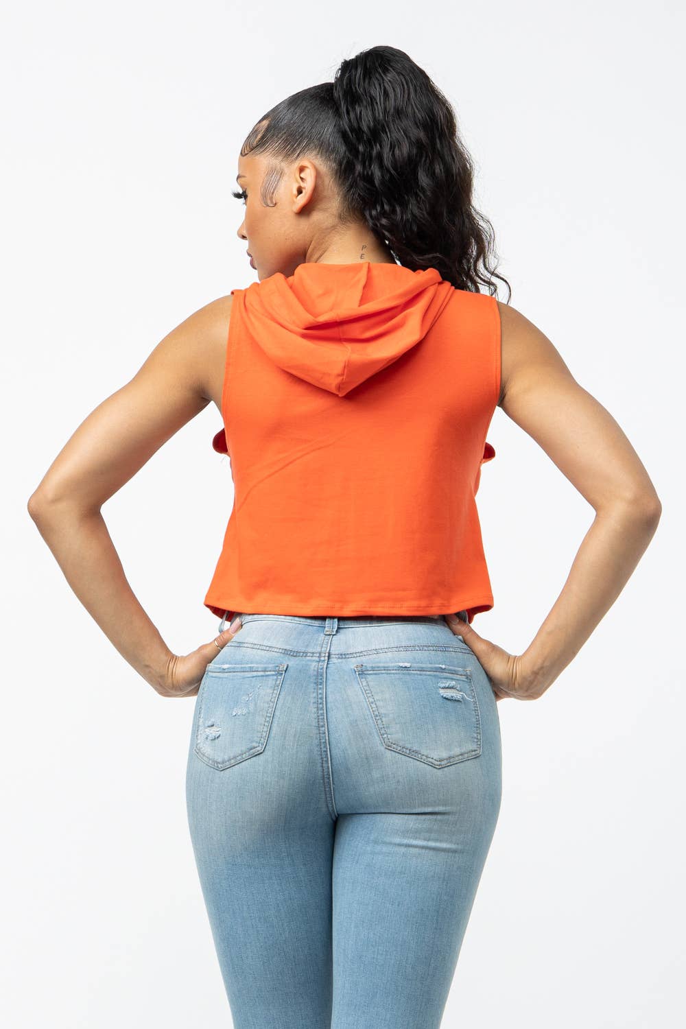 Julia by LoveJ - Wholesale Hoodie - Women's - Front Screen Laser  Drawstring Hoodie Top4