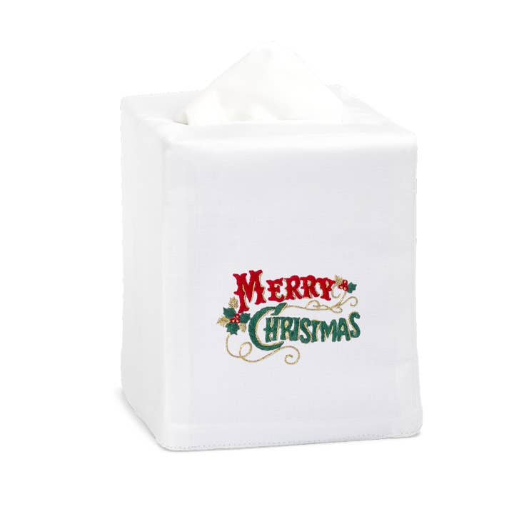 Henry Handwork - Wholesale Tissue Box - Merry Christmas Tissue Box Cover