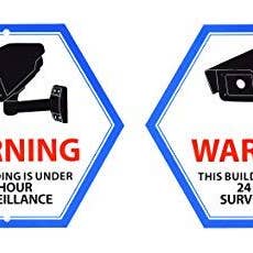 Mandala Crafts - Wholesale Sign - Aluminum Video Surveillance Sign, Security Camera Warning