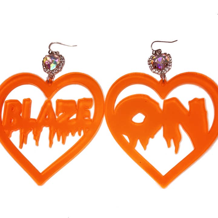 BLAZE ON EARRINGS for wholesale by TRiXY STARR JEWELRY