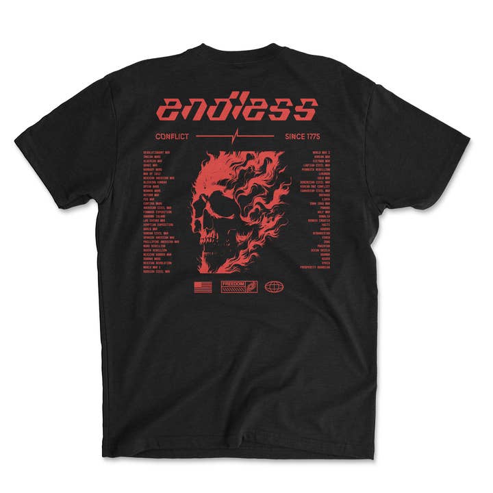 Endless Conflict Tee for wholesale by Platoon Daddy LLC