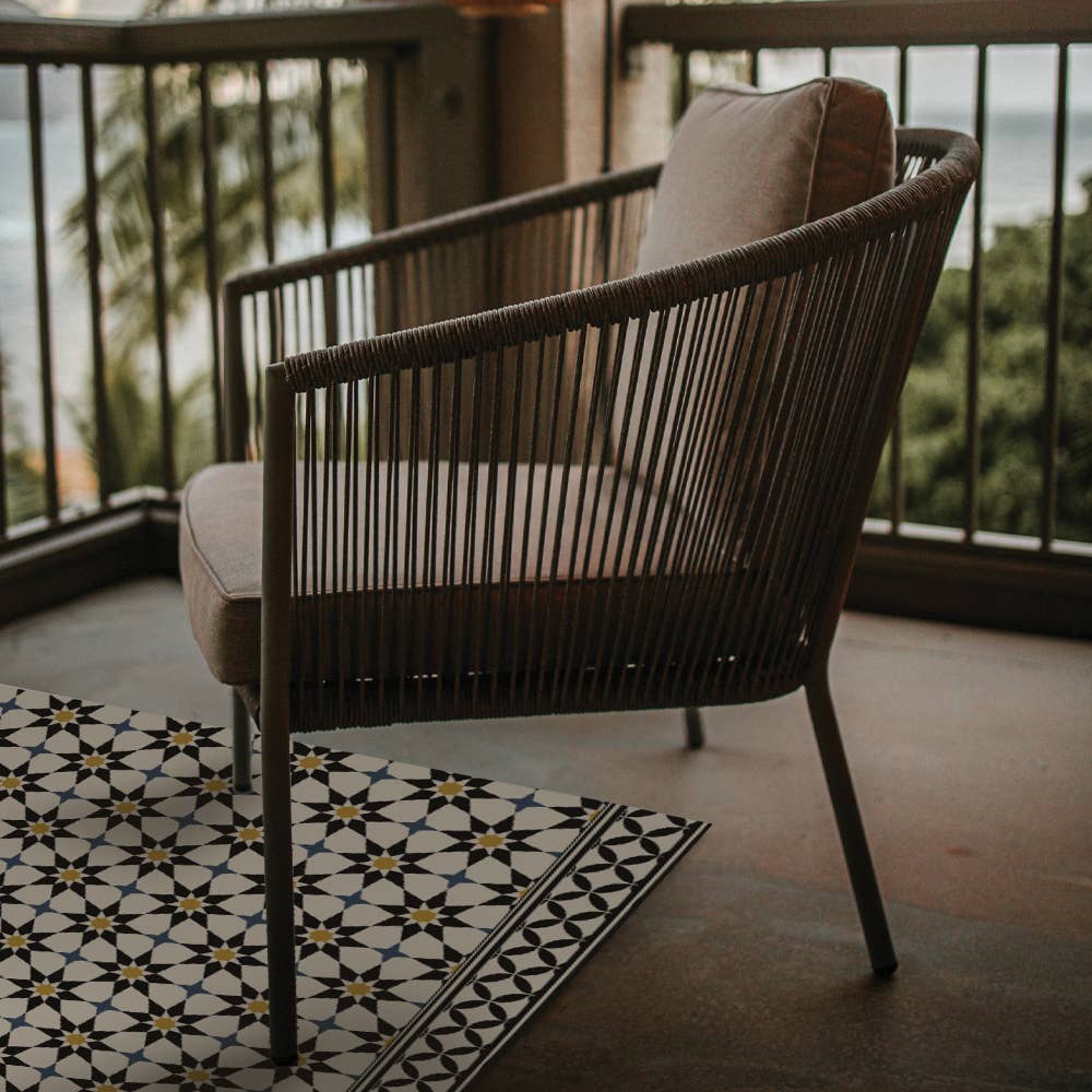 Tempaper & Co ® - Wholesale Floor Mat - Soleil Moroccan Spice Vinyl Floor Mat, 70" x 102"4