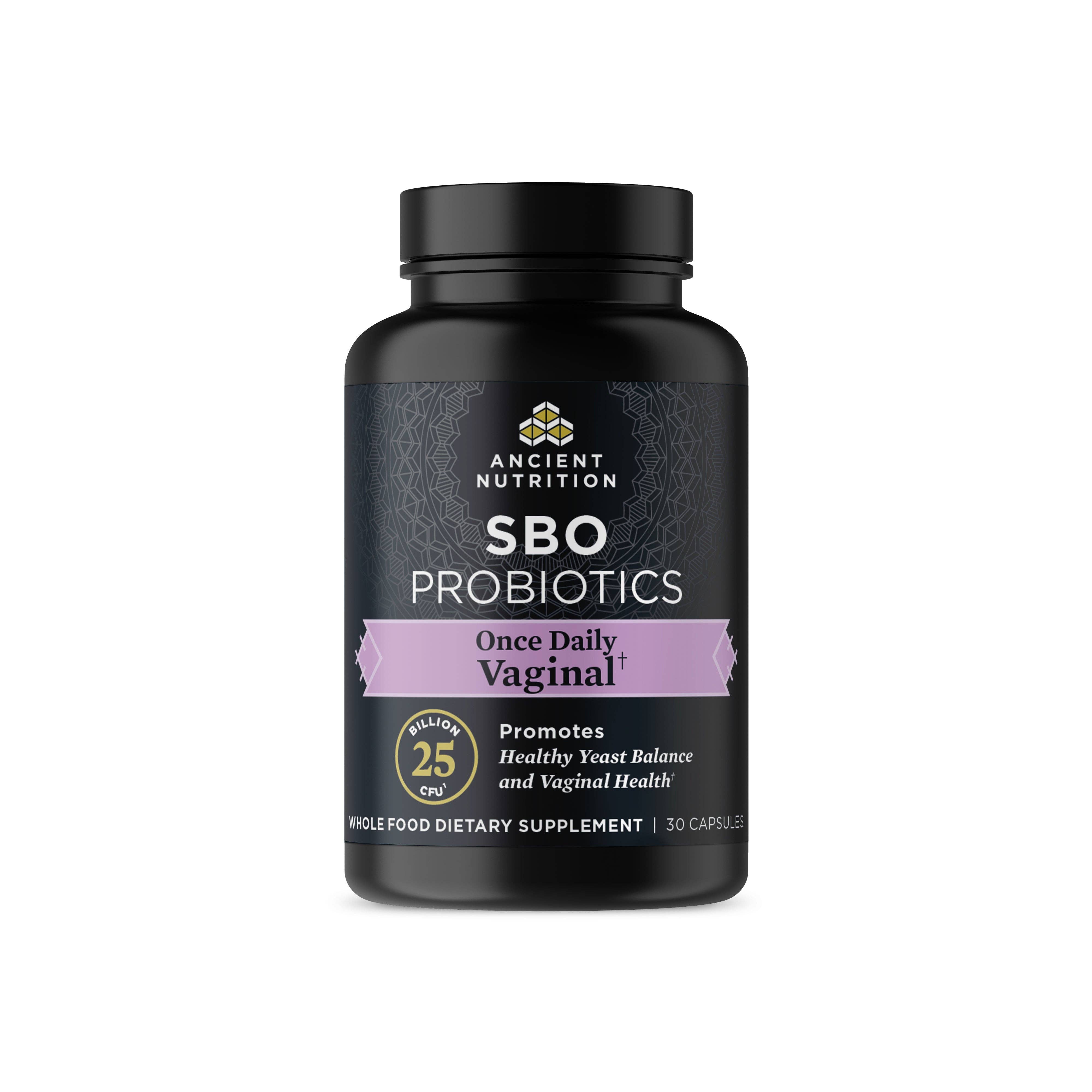 Dark Amber SBO Probiotics Vaginal Once Daily | (30 Capsules) for wholesale on Faire