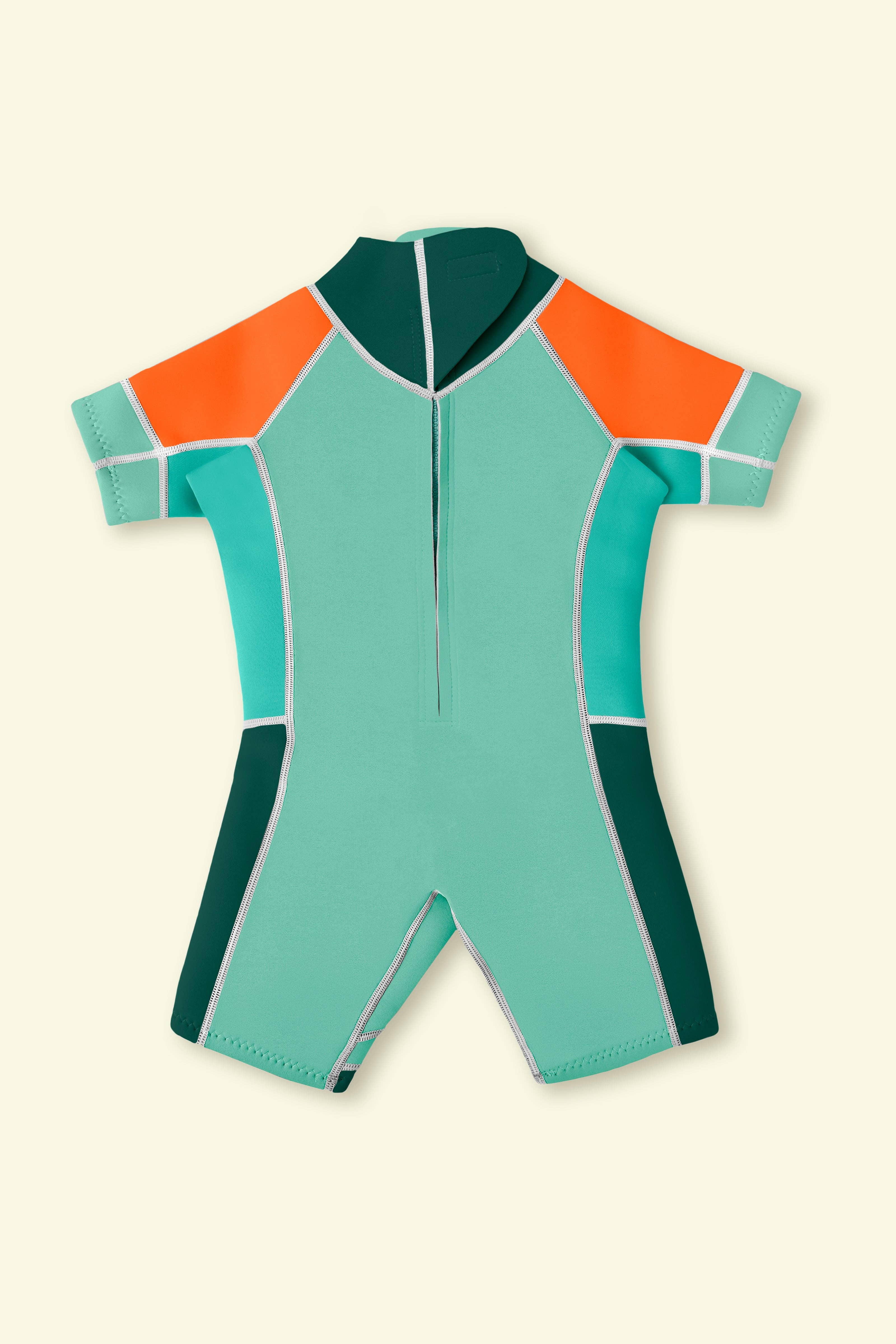 Days in the Sand - Wholesale Wetsuit - Kids - Green Spark - 2mm Springsuit Wetsuit1