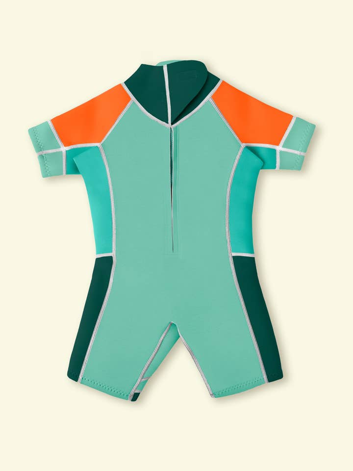 Days in the Sand – Großhandel Neoprenanzug – Kinder – Green Spark - 2mm Springsuit Neoprenanzug1