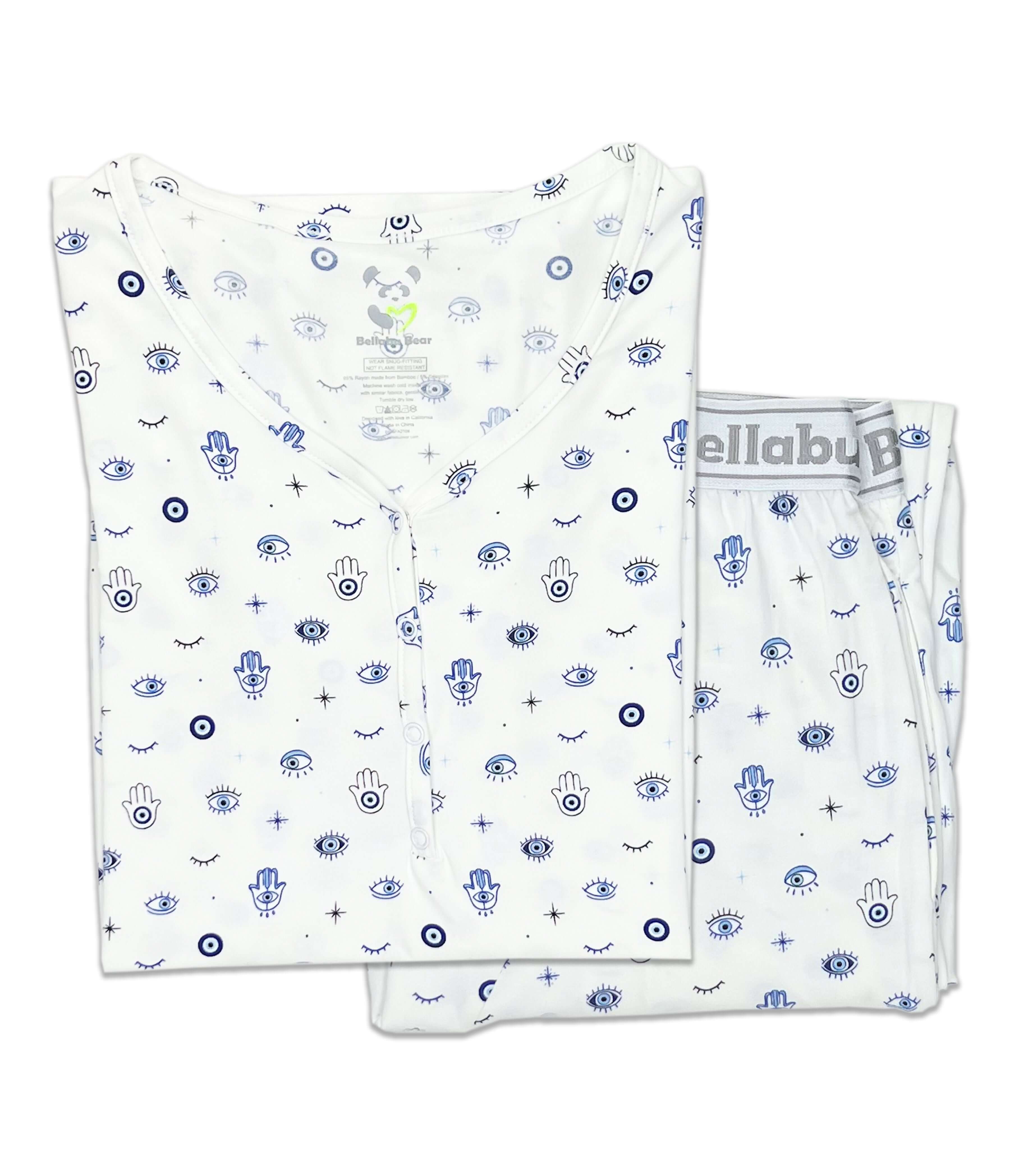 Bellabu Bear - Wholesale Sleepwear Set - Women's - The Eye Bamboo Women's Pajama Set1