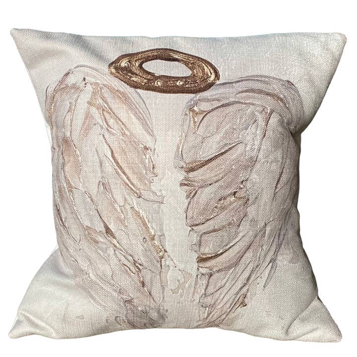 Southern Cotton Mill - Wholesale Throw/Decorative Pillow - GA Angel Wings Pillow