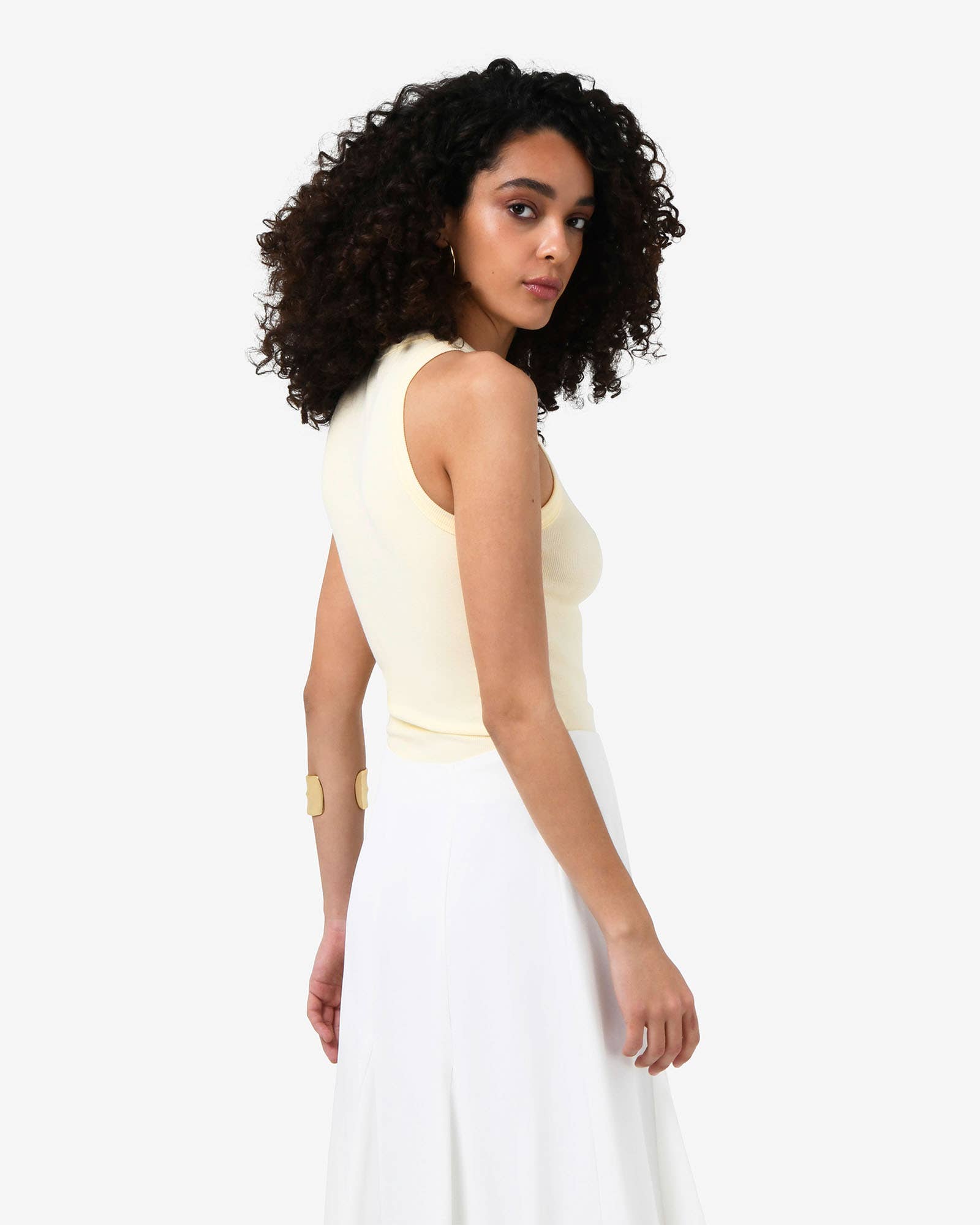 Forcast – wholesale T-shirt – women's – Forcast Women's Devon Cotton Blend Singlet8