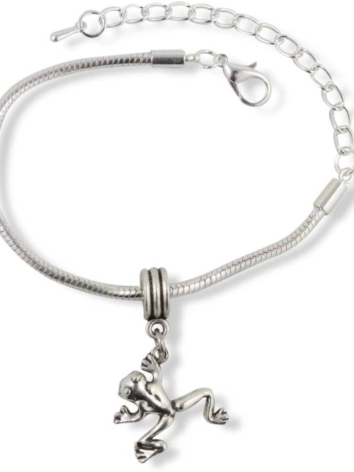 Esmeralda Park Jewelry Frog (una pierna trasera más alta que la otra) pulsera de cadena de serpiente para venta al por mayor de Dave The Bunny