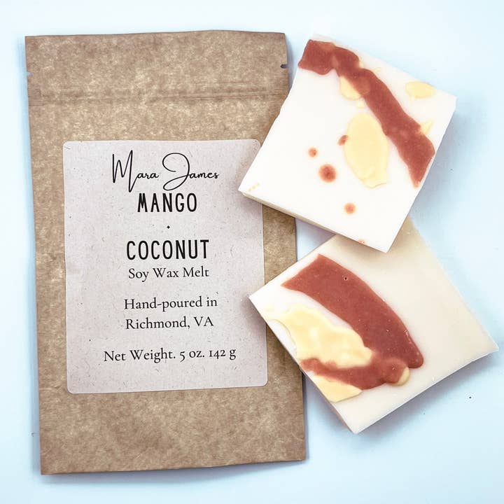 Mango + Coconut Wax Melt for wholesale by Mara James