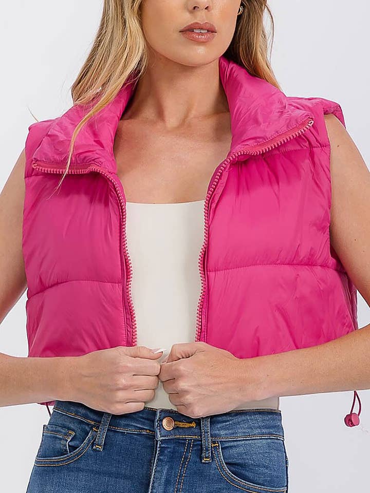 GILET IMBOTTITO SENZA MANICHE CON ZIP FRONTALE per la vendita all'ingrosso da parte di ROUSSEAU