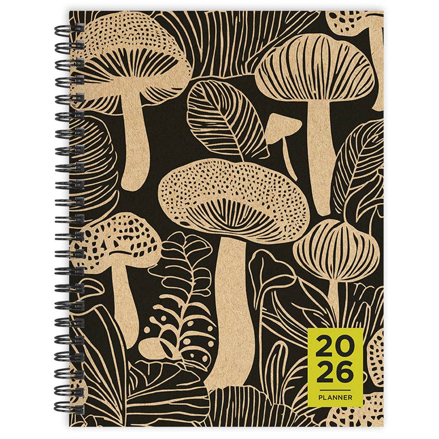 TF Publishing - Paper Goods - Wholesale Planner - 2026 Mushroom Medium Weekly Monthly Planner9