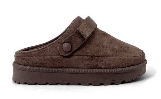 No Doubt Shoes - Wholesale Slippers - Women's - WOMENS SLIP ON FAUX FUR LINED COZY SLIPPERS MULES SLIDERS27