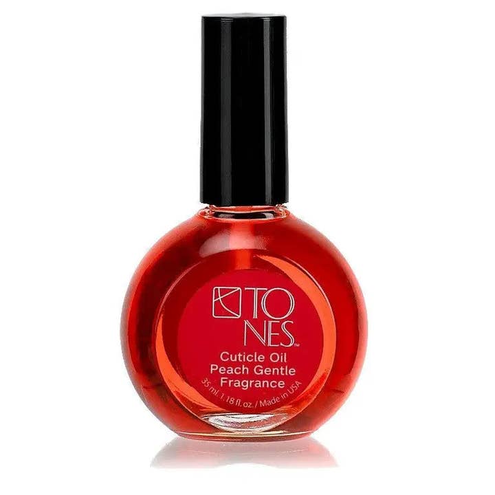 Cuticle Oil - Peach (1.18 fl oz / 35 mL) for wholesale by Tones Acrylics | Gels | Nail Art | Nail Tools & Accessories