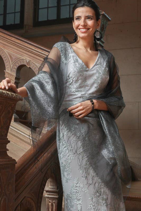 SAACHI - Vente Écharpe – femme - Écharpe Silk Glimmer24