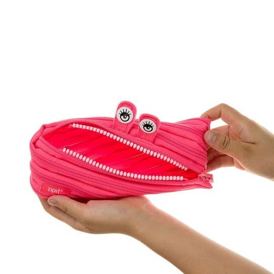 ZIPIT - Wholesale Pencil Case/Pouch - ZIPIT Monster Pencil Case, Pink Gift Pouch for Girls