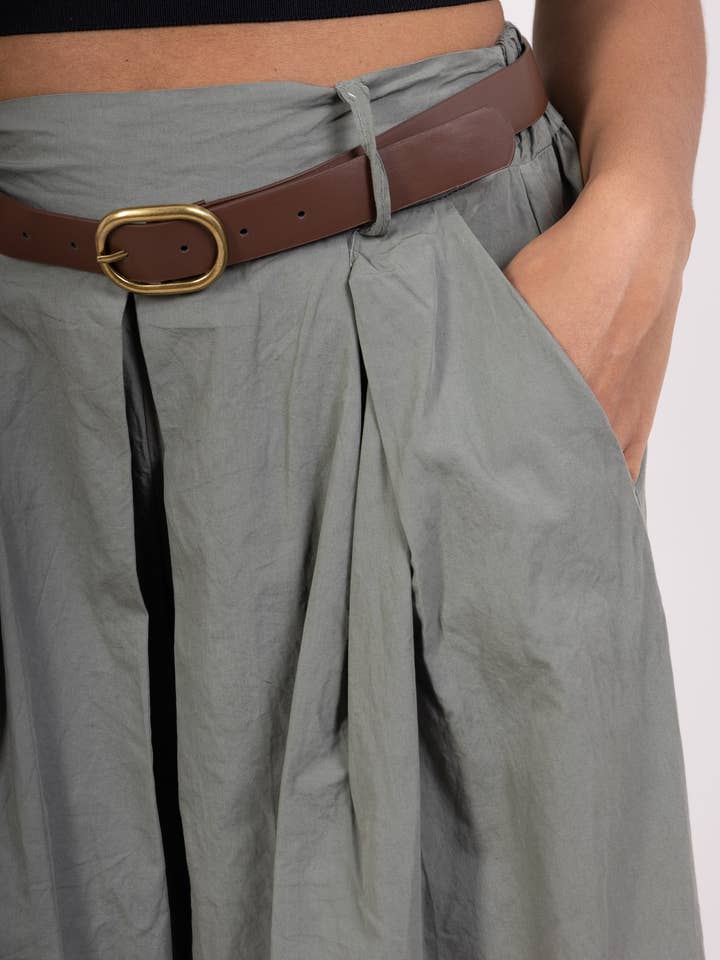 Pépouz' Paris - Wholesale Pants - Women's - Wide pants with belt PPN2527