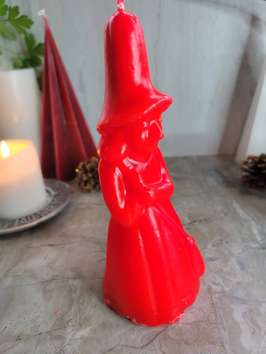 My Magic Place Shop - Wholesale Novelty Candle - Handmade Witch figurine Candle, Black candle witchy candle R3