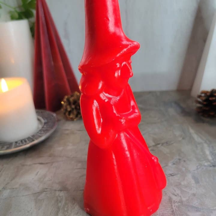 My Magic Place Shop - Wholesale Novelty Candle - Handmade Witch figurine Candle, Black candle witchy candle R3