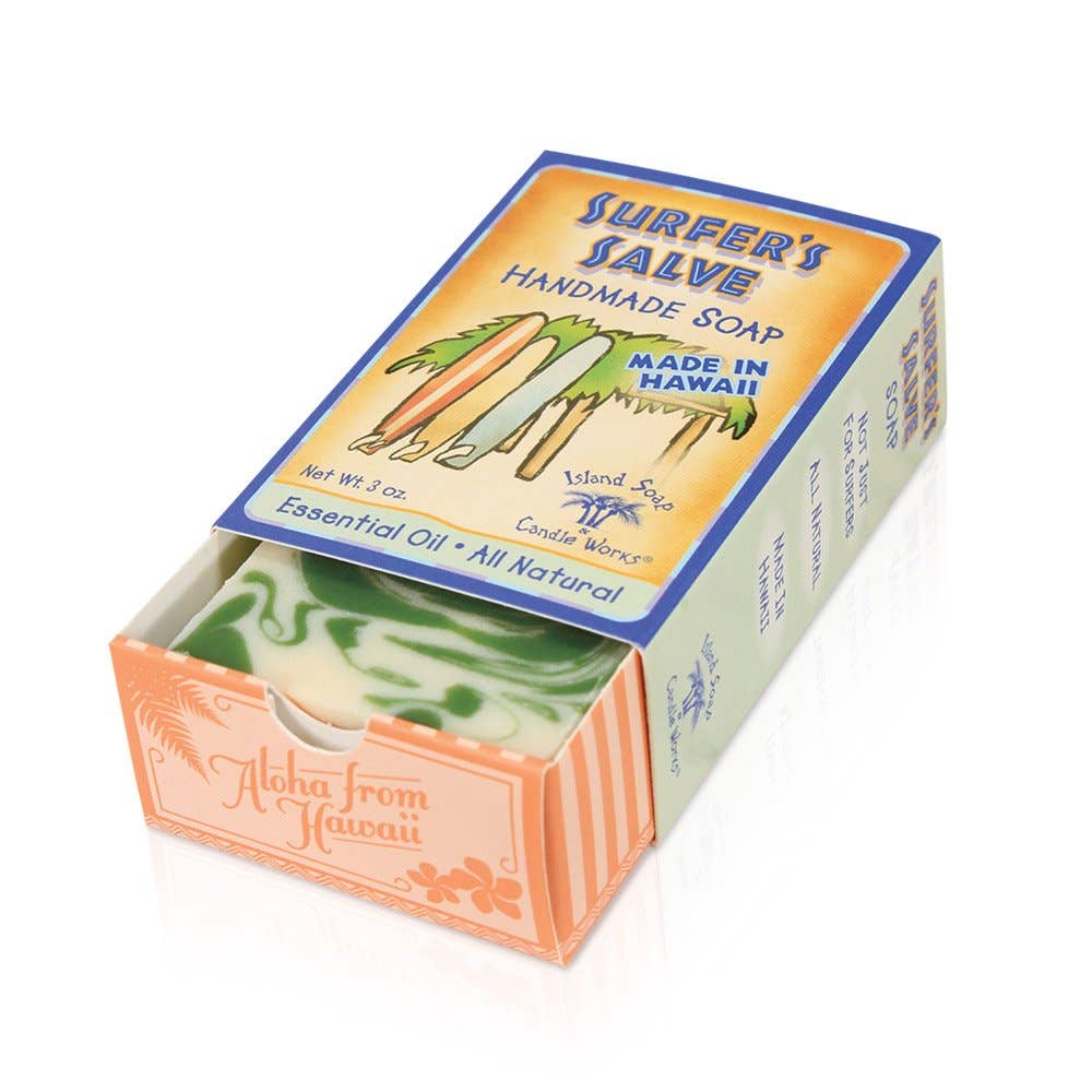 Island Soap & Candle Works - Wholesale Bar Soap - All Natural Surfer's Salve Soap1