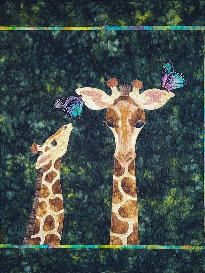 My Favorite Earrings - Giraffe Quilt Pattern for wholesale by Hissyfitz Designs