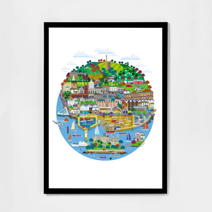 Penzance - Impressão de qualidade (sem moldura) por atacado de Planet Life Art