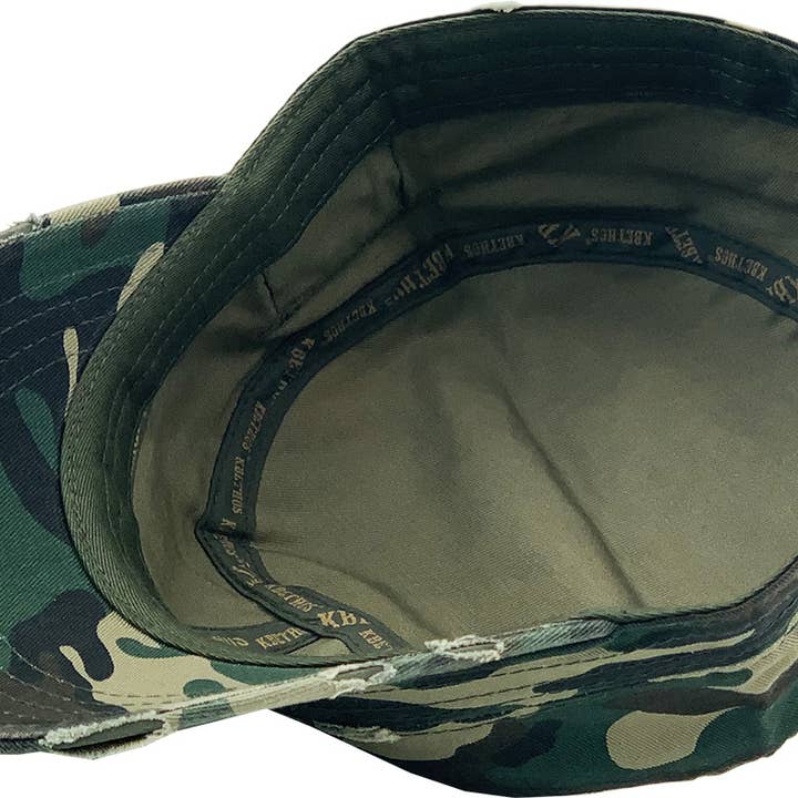 KBETHOS - Wholesale Baseball Cap - Unisex - Distressed Army Cadet (Fitted)9