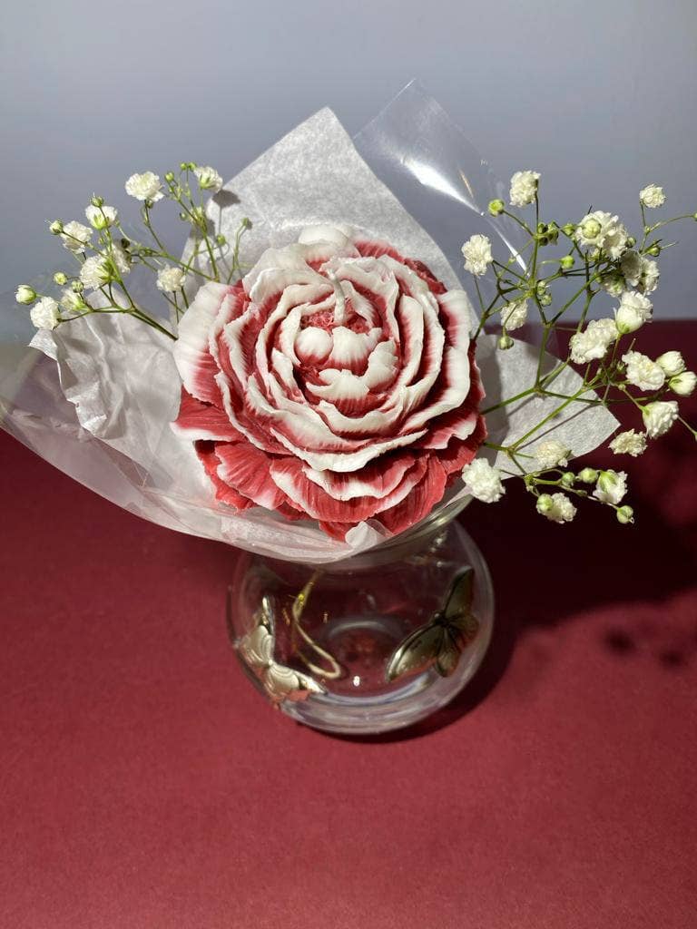 FUNDAYBIO - Wholesale Novelty Candle - 67g Vegetable Rose Decorative Candle6