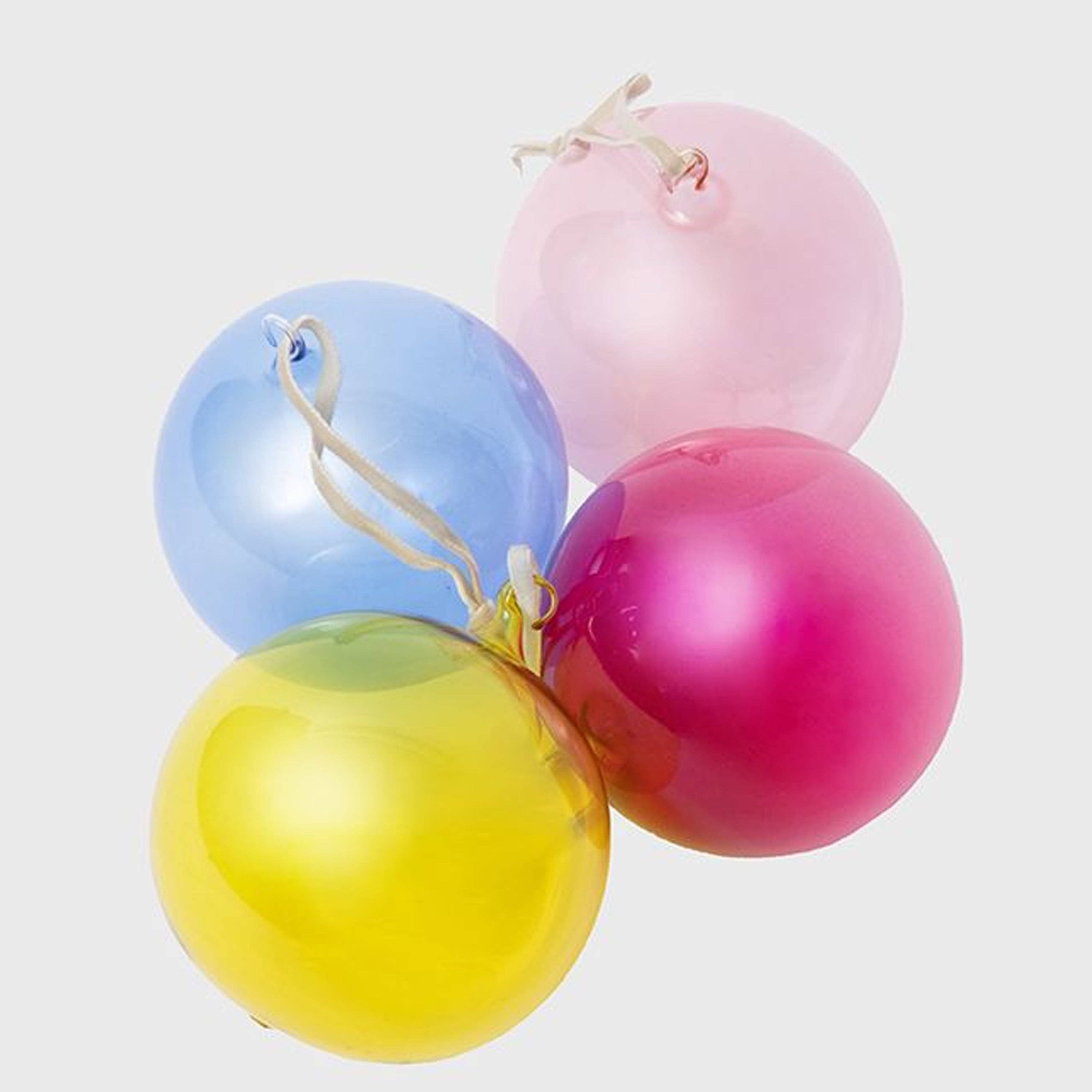 Joanna Buchanan - Wholesale Ornament Set - Glass bubble balls, citrine, set of three3