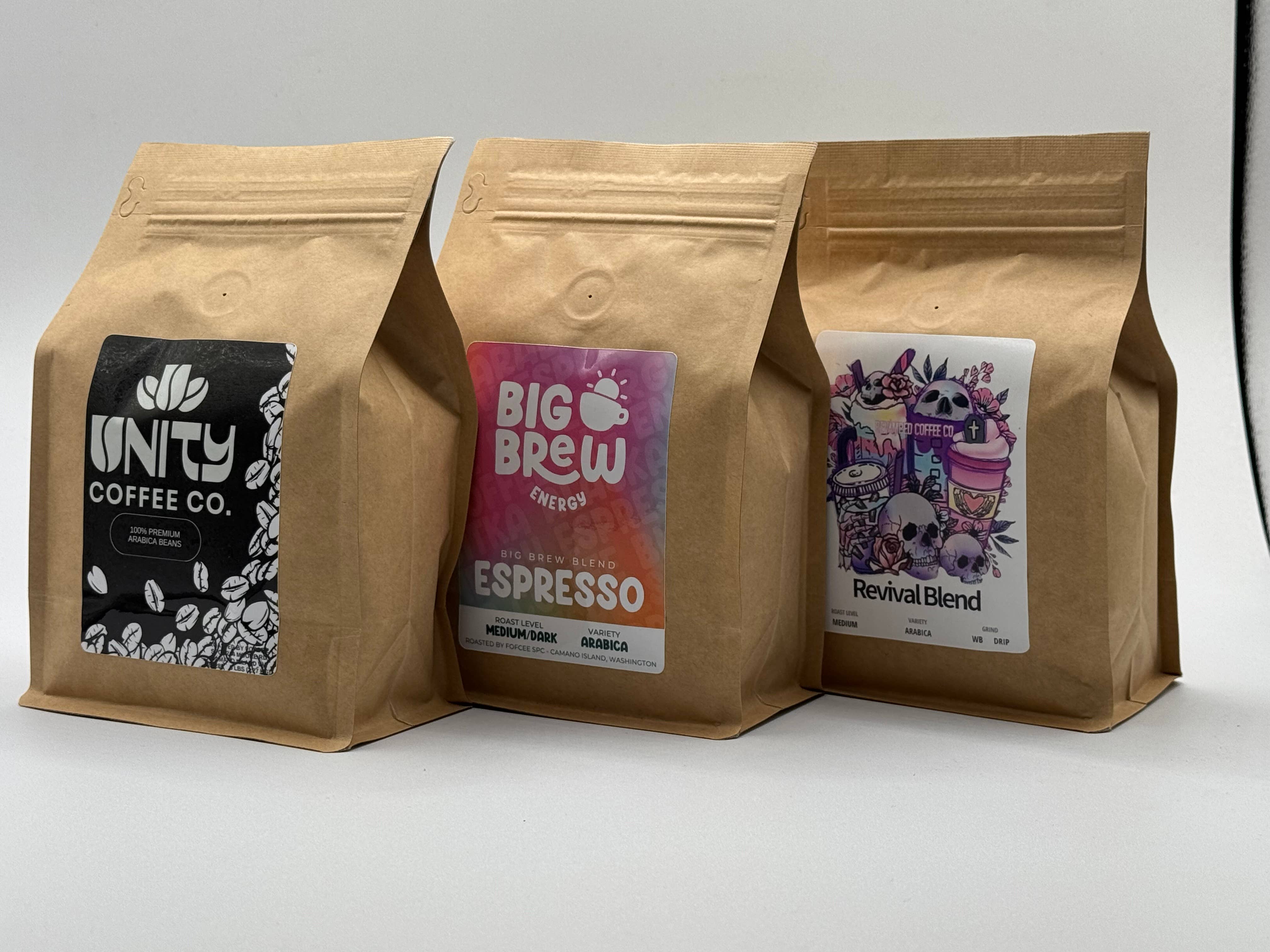 Fofcee Coffee - Vente Grains de café - NOUVEAU FORMAT DE VENTE ! Café en gros 12oz MÉLANGE ESPRESSO2