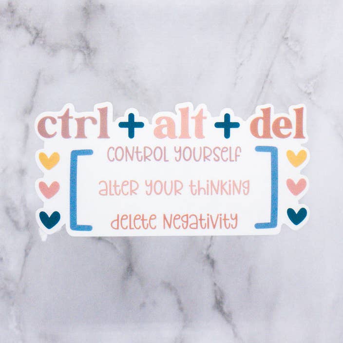 Positivität Mental Health Uplifting Aufkleber für den Großhandel von MaMarie & Co.