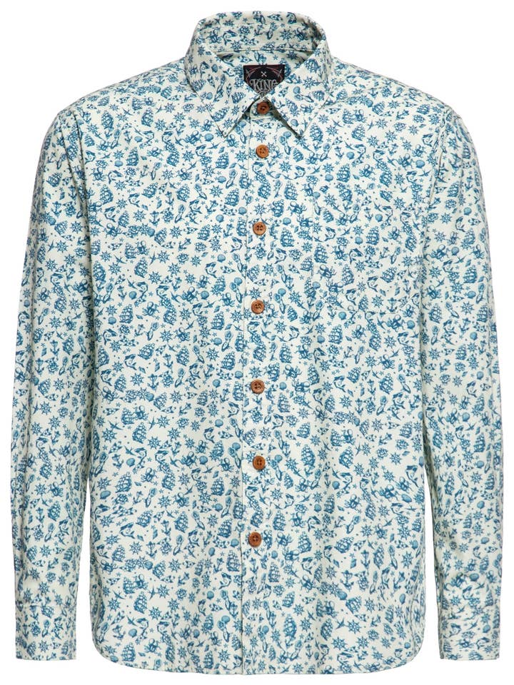 Langarmhemd «Sailor-Tattoos» für den Großhandel von KING KEROSIN