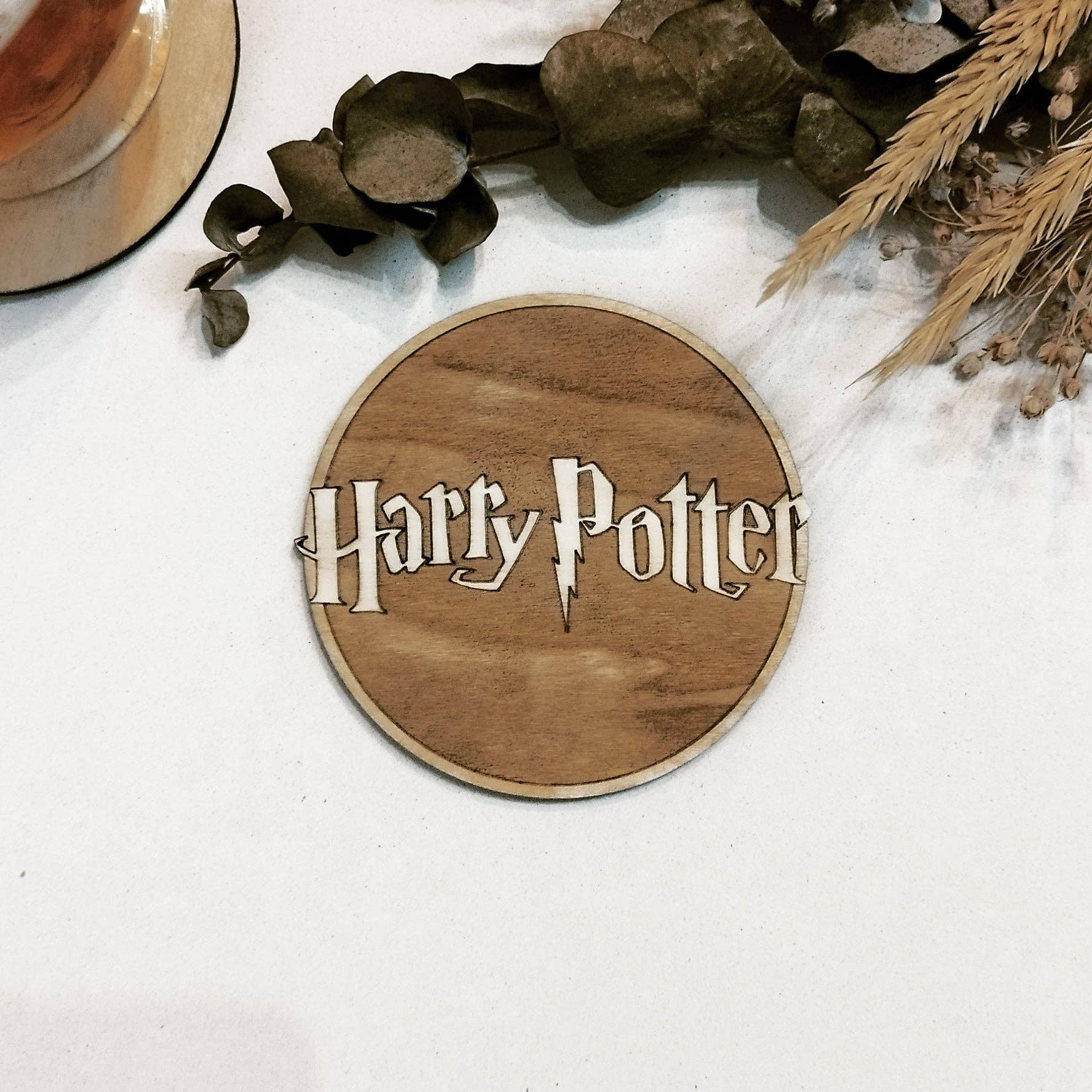 Studio Rima - Wholesale Coasters - Set of 6 Harry Potter Wooden Coasters - Unique Gift - Wizard3