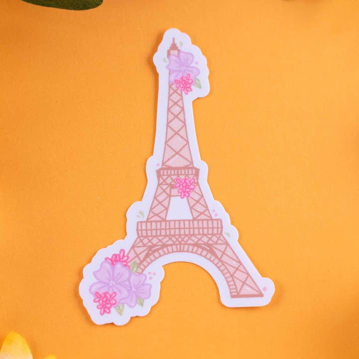 Eiffeltårnet klistermærke for engroshandel hos Sunglow Paper Co.
