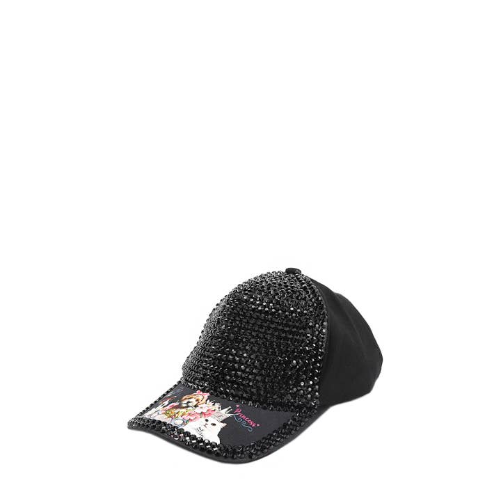 Nicole Lee USA - Vente Casquette de baseball – unisexe - CASQUETTE COURONNE EN STRASS