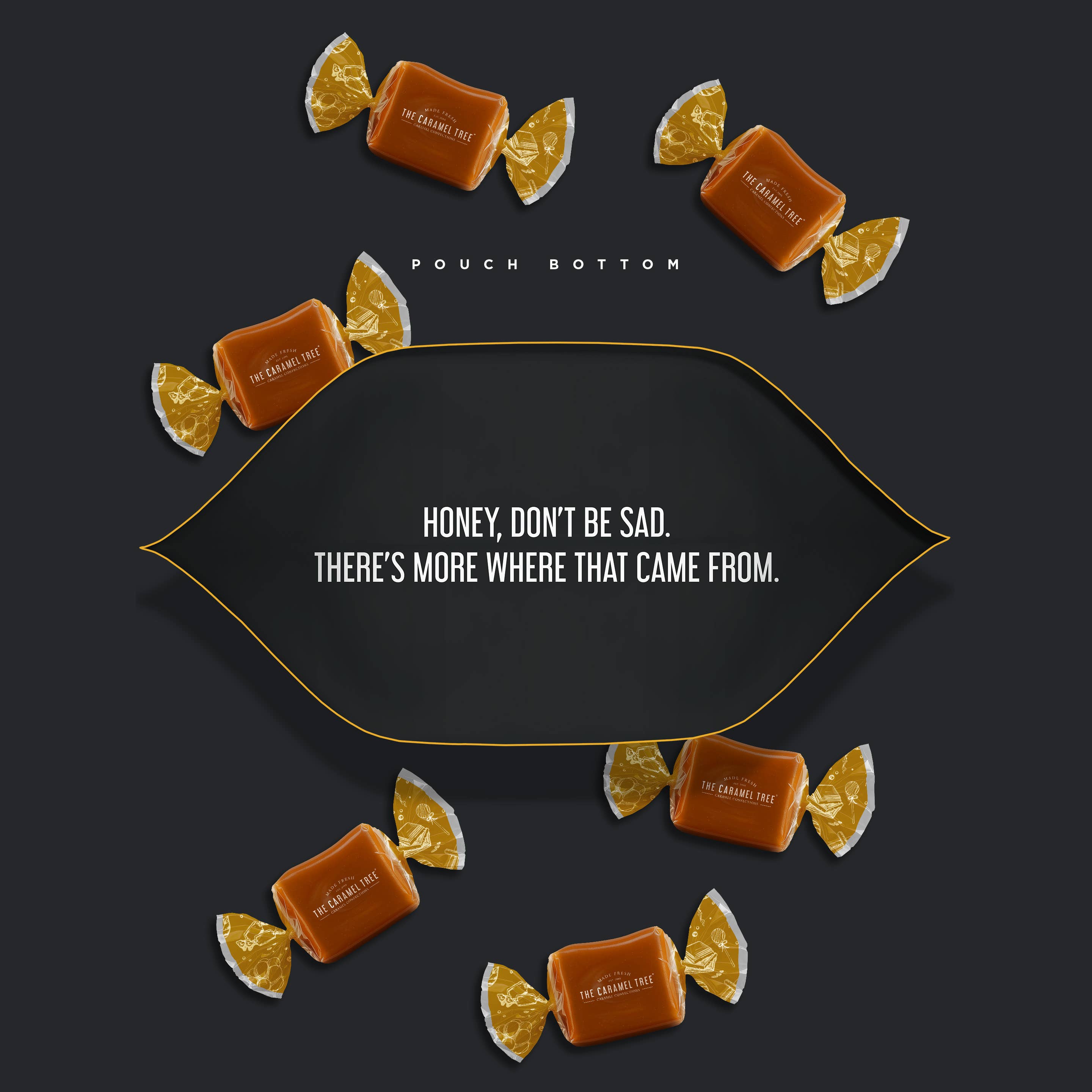 The Caramel Tree® – Großhandel Karamell – Honig- und Sahne-Karamellbeutel 215g3