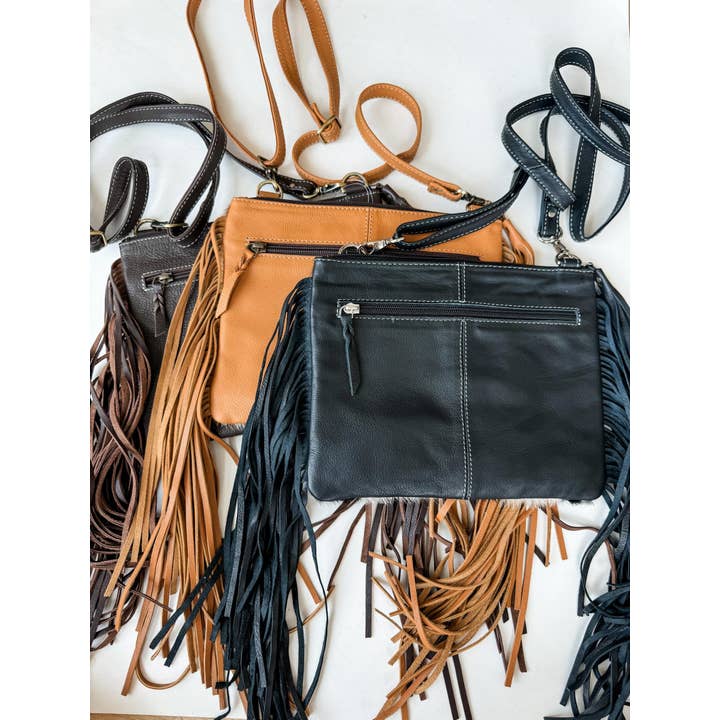 Boho Ranch Shop - Wholesale Crossbody Bag - Women's - BLANCA CROSSBODY PURSE Leather Cowhide crossbody Messenger4